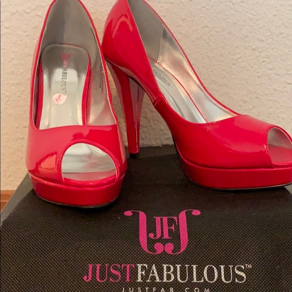 JustFab Shoes - Just Fab Red Heels